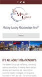 Mobile Screenshot of mallettgroup.com
